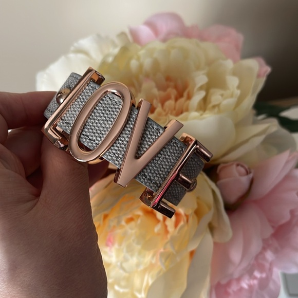 BCBGeneration Jewelry - BCBGeneration Rose Gold LOVE Bracelet